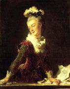 Portrait of Marie-Madeleine Guimard (1743-1816), French dancer Jean-Honore Fragonard